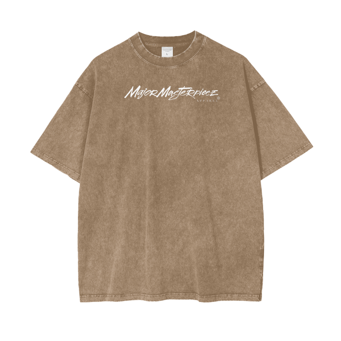 "Get Dat 'Ass' In The Gym" Acid Wash Oversize T-Shirt