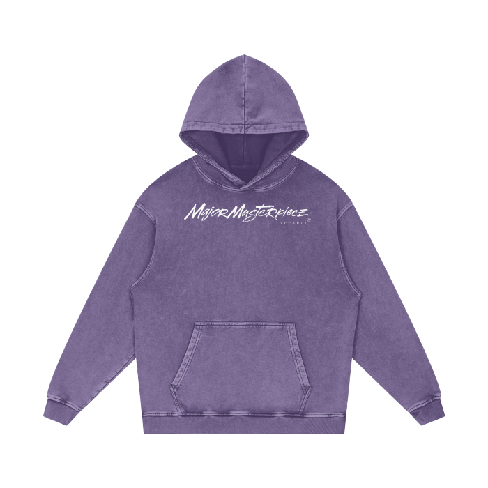 "Get Dat 'Ass' In The Gym" Acid Wash Oversize Hoodie