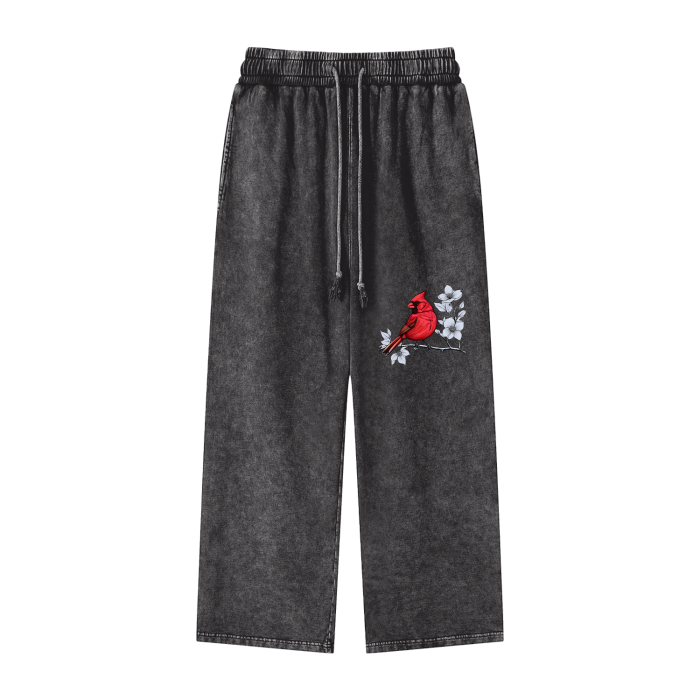 VAtality Acid Wash Straight Leg Pants - 360 GSM