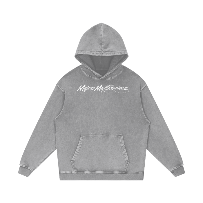 "Get Dat 'Ass' In The Gym" Acid Wash Oversize Hoodie