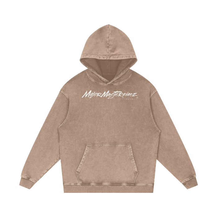 "Get Dat 'Ass' In The Gym" Acid Wash Oversize Hoodie