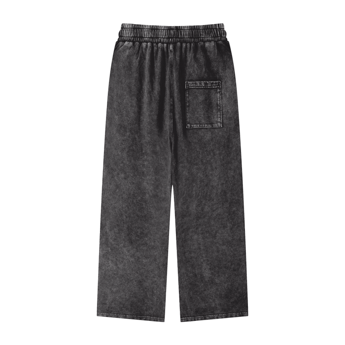 VAtality Acid Wash Straight Leg Pants - 360 GSM