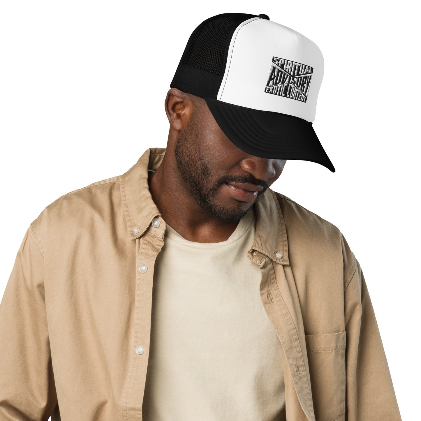 Spiritual Advisory Exotic Content Foam trucker hat