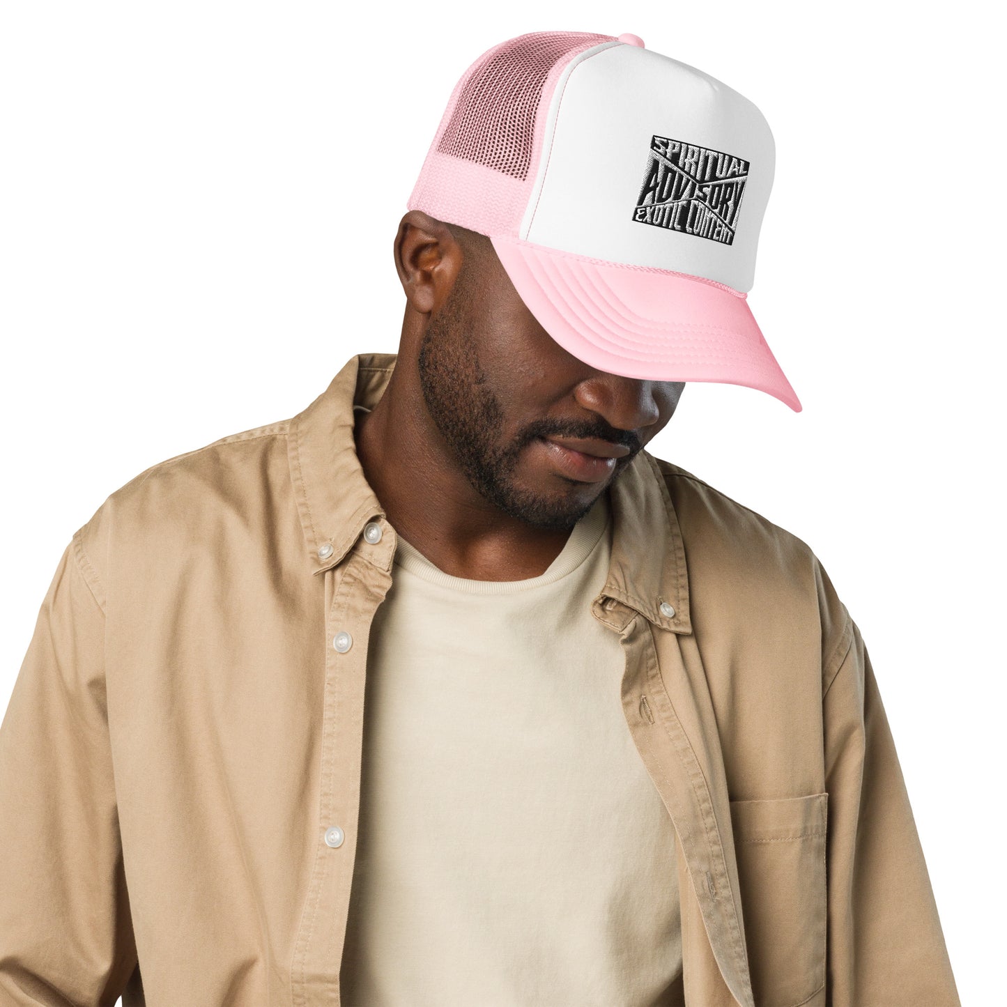 Spiritual Advisory Exotic Content Foam trucker hat