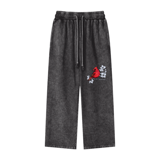 VAtality Acid Wash Straight Leg Pants - 360 GSM